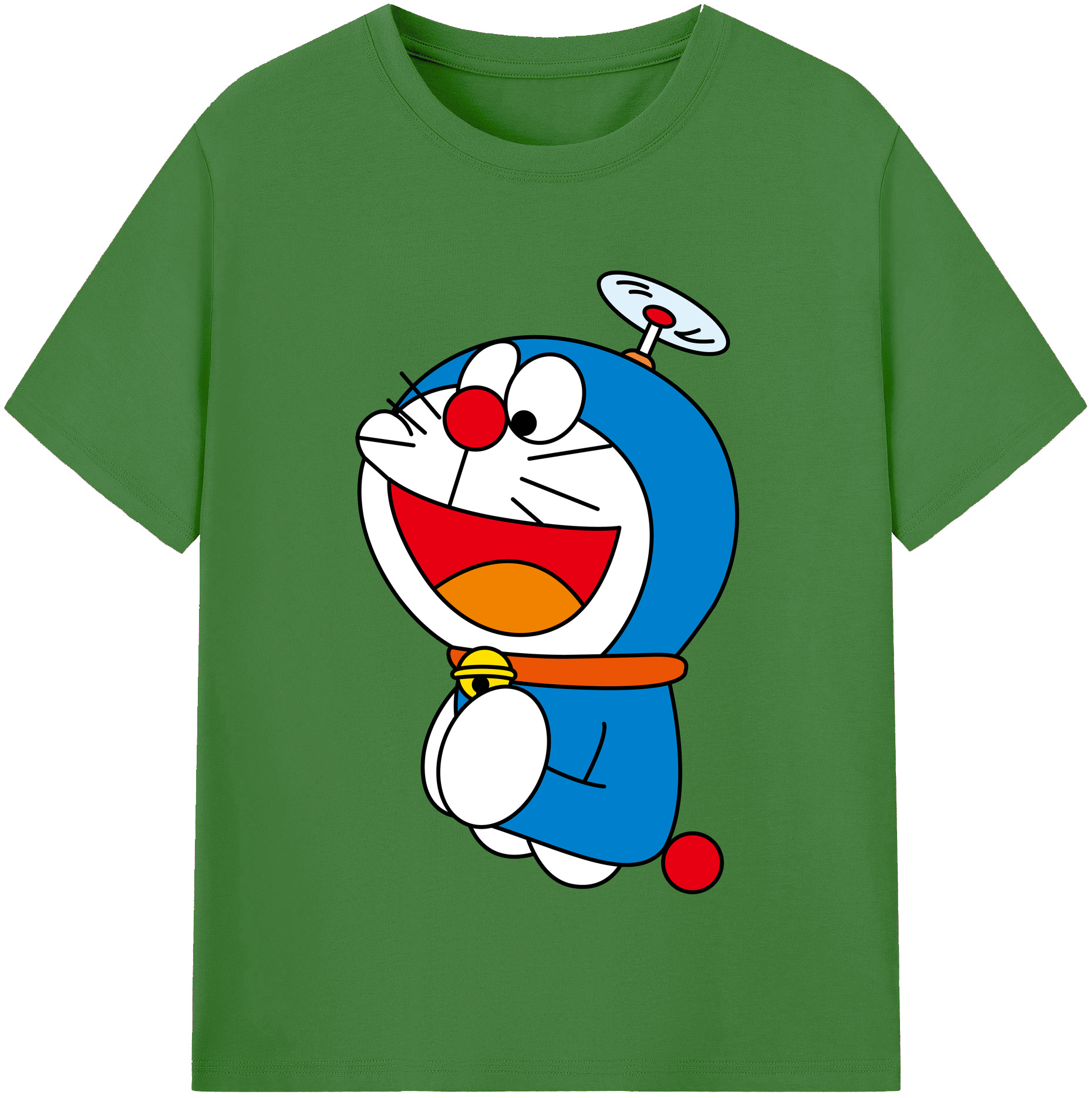 （画像用） ドラえもん Doraemon レディースカジュアルプリントTシャツ（綿100％）